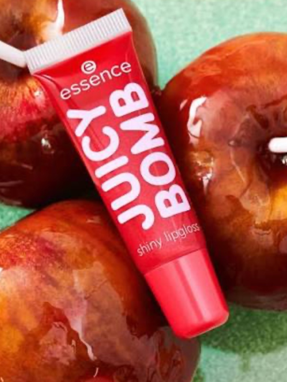 essence Juicy Bomb Shiny Lipgloss — Candy Apple
